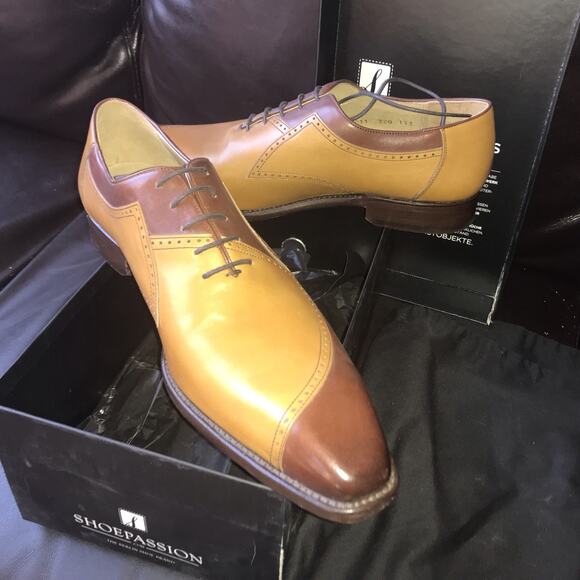 SHOE PASSION Berlin Germany Leather Oxford DRESS SHOE Brown MEN’S UK 10 / US 11 main image 16